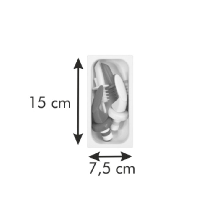 Лоток для столовых приборов FlexiSPACE, 14.8x7.4 см - фото 1907777544