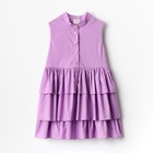 Платье для девочки MINAKU: Cotton collection цвет сиреневый, р-р 128 - Фото 6