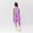 Платье для девочки MINAKU: Cotton collection цвет сиреневый, р-р 134 - Фото 4