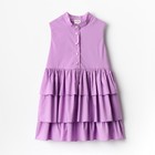 Платье для девочки MINAKU: Cotton collection цвет сиреневый, р-р 134 - Фото 6