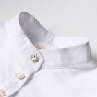 Платье для девочки MINAKU: Cotton collection цвет белый, р-р 134 - Фото 8