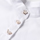 Платье для девочки MINAKU: Cotton collection цвет белый, р-р 134 - Фото 9