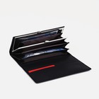 Кошелёк женский на магнитах, цвет чёрный - фото 22386901