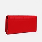 Кошелёк женский на магнитах, цвет красный - фото 22386903