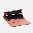 Кошелёк женский на магнитах с фермуаром, цвет розовый - фото 22386910