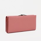 Кошелёк женский на магнитах, цвет розовый - фото 22387188