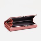 Кошелёк женский на магнитах, цвет розовый - фото 22387189