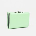 Кошелёк женский на магнитах, цвет салатовый - фото 22387234