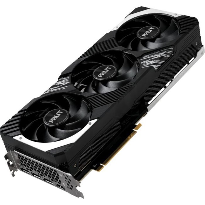 Видеокарта Palit GAMINGPRO OC, RTX 4070 12 Гб, GDDR6Х, HDMI, DP - фото 51316262