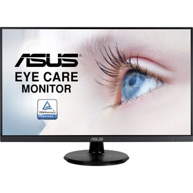 Монитор Asus VA27DQ, 27", IPS, 1920x1080, 75Гц, 5 мс, HDMI, VGA, DP, чёрный