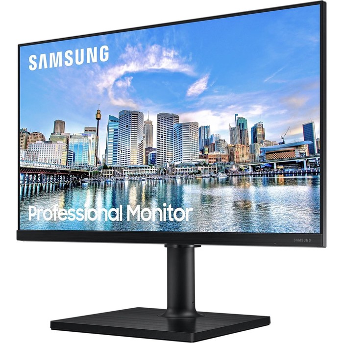 Монитор Samsung F24T450FQ, 23.8", IPS, 1920x1080, 75Гц, 5 мс, HDMI, DP, чёрный - фото 51312781