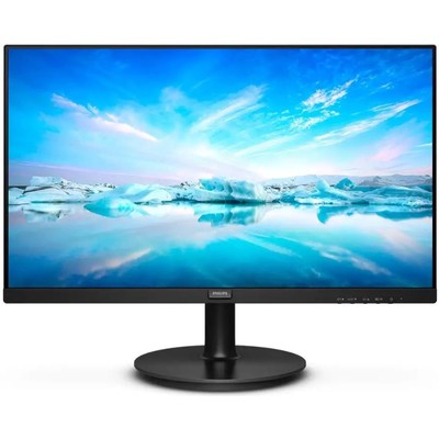 Монитор Philips 220V8LL, 21.5", VA, 1920x1080, 60Гц, 4 мс, VGA, чёрный