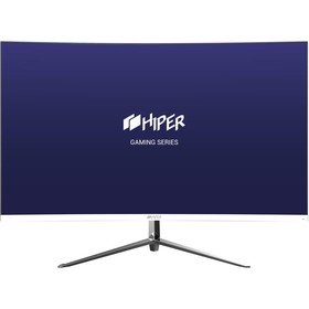 Монитор Hiper Gaming QH2704, 27", IPS, 2560x1440, 75Гц, 5 мс, HDMI, DP, белый