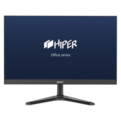 Монитор Hiper EasyView FH2402, 23.8", IPS, 1920x1080, 75Гц, 5 мс, HDMI, DP, чёрный