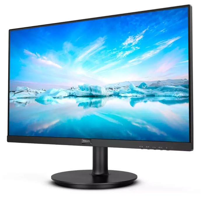 Монитор Philips 241V8LA(00/01), 23.8", VA, 1920x1080, 75Гц, 4 мс, HDMI, VGA, чёрный - фото 51312895