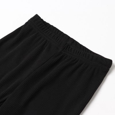 Брюки детские с разрезами KAFTAN, размер 32 (110-116 см), чёрные