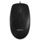 Мышь Logitech B100, проводная, оптическая, 1000 dpi, 1.8 м, черная - фото 51435643 Мышь Logitech B100, проводная, оптическая, 1000 dpi, 1.8 м, черная - фото 51435643