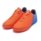 Бутсы футбольные Atemi SBA-005 INDOOR JUNIOR, оранжевый/голубой, размер 37 - фото 298515498