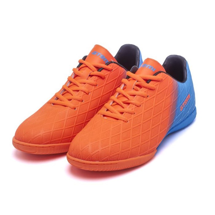 Бутсы футбольные Atemi SBA-005 INDOOR, оранжевый/голубой, размер 42 - Фото 1