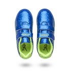 Бутсы футбольные Atemi SBA-006 INDOOR KIDS, синий/ярко-салатовый, размер 31 - Фото 8