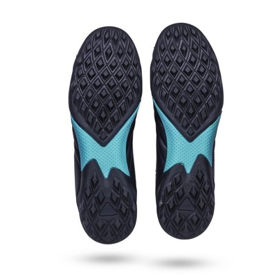 Бутсы футбольные Atemi SBA-004 TURF, черный/бирюзовый, размер 44