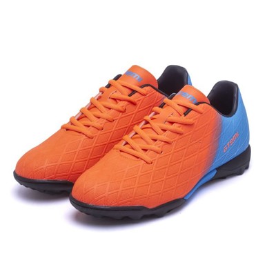 Бутсы футбольные Atemi SBA-005 TURF JUNIOR, оранжевый/голубой, размер 39