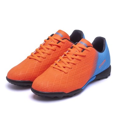 Бутсы футбольные Atemi SBA-005 TURF KIDS, оранжевый/голубой, размер 34