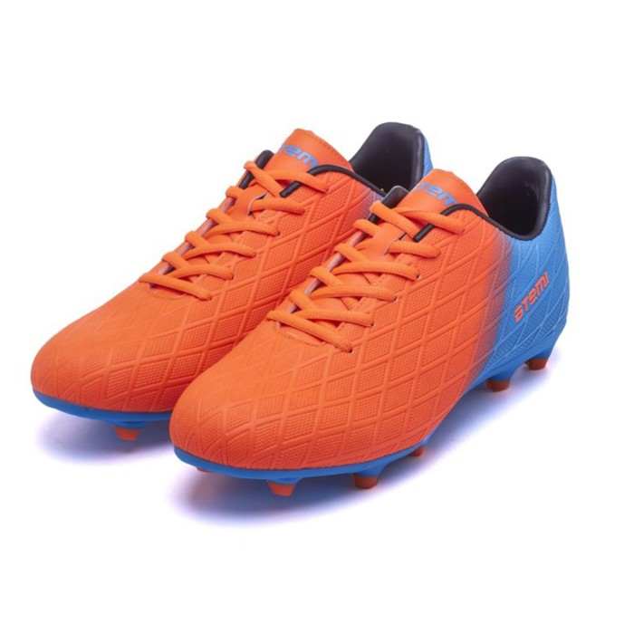 Бутсы футбольные Atemi SBA-005 MSR JUNIOR, оранжевый/голубой, размер 39 - Фото 1