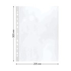 Файл-вкладыш А4, 30мкм, СТАММ, матовый, вертикальный, 100 штук 9847221 - фото 16335736