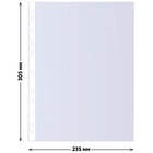 Файл-вкладыш А4, 40 мкм, Стамм, матовый, вертикальный, 100 штук 9847223 Файл-вкладыш А4, 40 мкм, Стамм, матовый, вертикальный, 100 штук 9847223