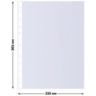 Файл-вкладыш А4, 40 мкм, Стамм, глянцевый, вертикальный, 100 штук 9847224 Файл-вкладыш А4, 40 мкм, Стамм, глянцевый, вертикальный, 100 штук 9847224