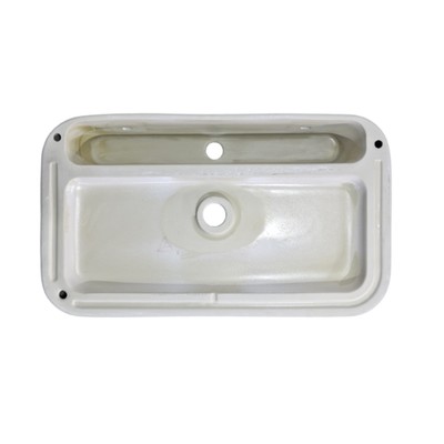 Раковина накладная Comforty 78574-70, прямоугольная, цвет белый, 70 см