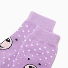 Носки детские «Мишки», сиреневые, размер 16 (комплект 5 шт) - фото 41459753