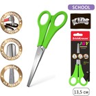 Ножницы детские 13.5 см, ErichKrause Joy, с закруглёнными концами лезвий и линейкой, МИКС - Фото 1