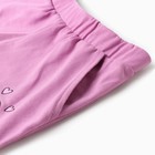 Шорты для девочки, цвет сиреневый, рост 98 см - фото 24386306