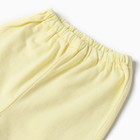 Ползунки детские, цвет жёлтый, рост 62 см 9824045