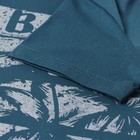 Футболка для мальчика, цвет изумрудный, рост 134 см - фото 25417142