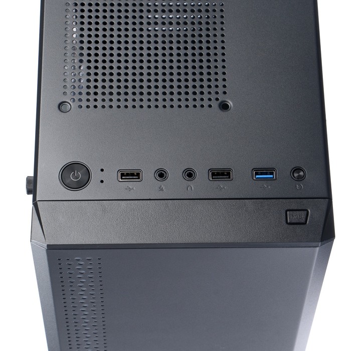 Корпус ExeGate Miditower Mistery Z4, без БП, ATX, 2хUSB 2.0+1хUSB 3.0, с подсветкой, черный - фото 51313109