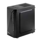 Корпус ExeGate Minitower Mistery R2, без БП, mATX, 2хUSB 2.0+1хUSB 3.0,с подсветкой, черный - фото 51313124