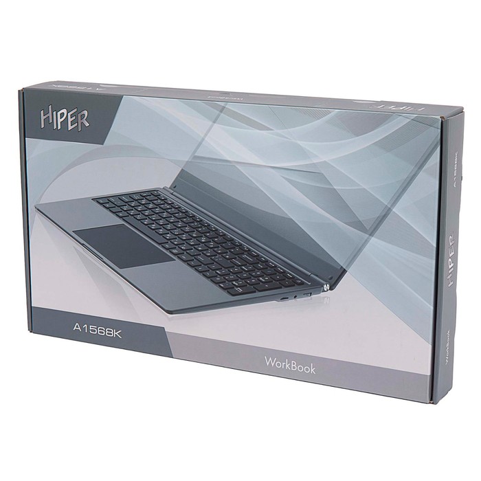 Ноутбук Hiper Workbook A1568K, 15.6",i5 1135G7, 8 Гб, SSD 512 Гб, UHD, Win10, чёрный - фото 51313160