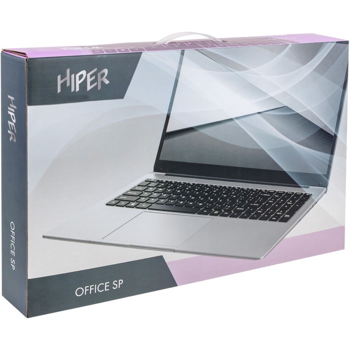 Ноутбук Hiper Office SP, 17.3", i3 10110U, 8 Гб, SSD 512 Гб, UHD, Win11, серебристый - фото 51313171