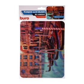 Коврик для мыши Buro BU-M80041 , 230x180x2мм, рис. 'Венеция'