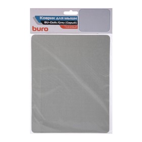 Коврик для мыши Buro BU-CLOTH , 230x180x3мм, серый