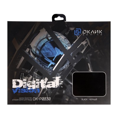 Коврик для мыши Oklick OK-P0330, 330x260x3мм, чёрный