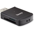 Кард-ридер OTG Buro BU-CR-3103, USB/Micro SD/ SD, чёрный - фото 6998956