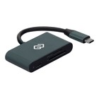 Кард-ридер OTG Digma CR-СP2513-G, Type C/Micro SD/ SD/ USB, серый - фото 10674928