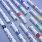 Набор акриловых маркеров 12 цветов SKETCH&ART, 1,0-3,0 мм - фото 9417329