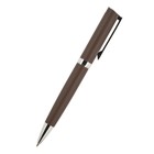Ручка шариковая автоматическая BrunoVisconti MILANO, 1,0 мм, матовый коричневый корпус Soft Touch, синие чернила - фото 26327538