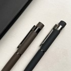 Ручка шариковая автоматическая BrunoVisconti VERONA, 1,0 мм, матовый чёрный корпус Soft Touch, синие чернила - Фото 4