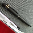 Ручка шариковая автоматическая BrunoVisconti VERONA, 1,0 мм, матовый чёрный корпус Soft Touch, синие чернила - фото 8074956